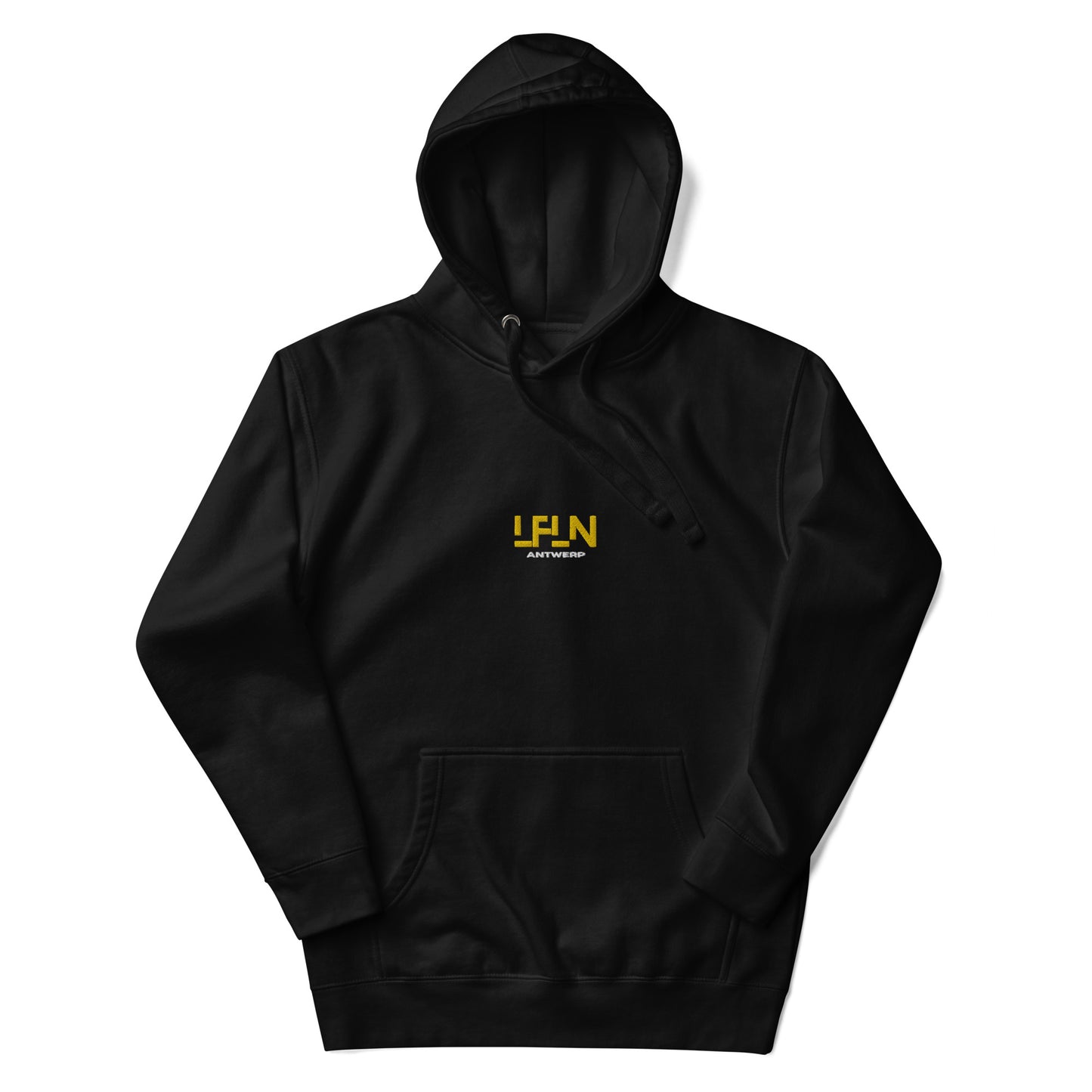 LFLN Hoodie - White x Gold Unisex